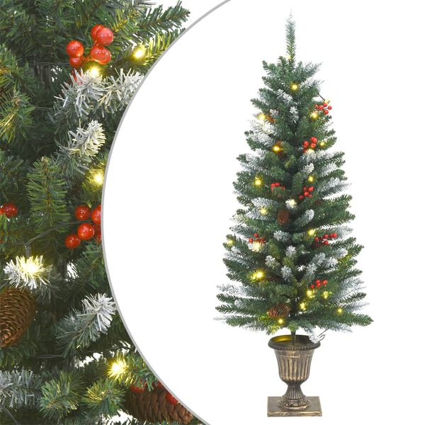 vidaXL Set Decorazioni di Natale per Porte 4 pz in PVC