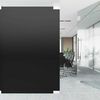 vidaXL Pellicola Vetri Statica Smerigliata Nera 90x1000 cm PVC