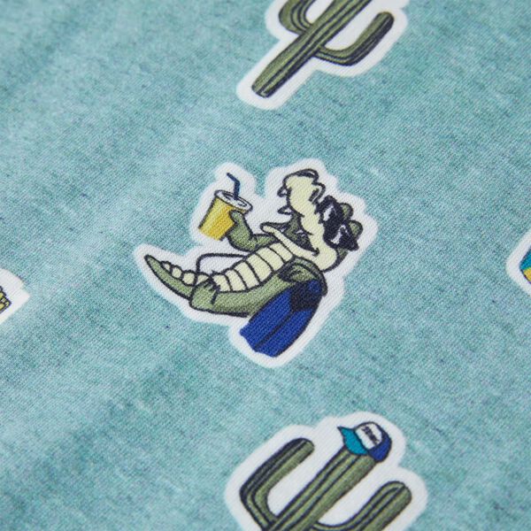 Maglietta da Bambino Verde Chiaro M&eacute;lange 116