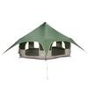 vidaXL Tenda Familiare Verde 10 persone