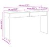 vidaXL Supporto per Tastiera Legno vecchio 120 x 32 x 64 cm