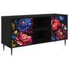 vidaXL Mobile TV KIEL 102 x 33 x 51 cm Rovere Nero