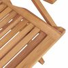 vidaXL Set da Pranzo per Giardino 5 pz in Legno Massello di Teak