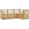 vidaXL Set divani 4 pcs Bianco 185,5 x 126,5 x 73 cm