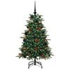 vidaXL Albero di Natale artificiale con 150 LED Verde 120 cm
