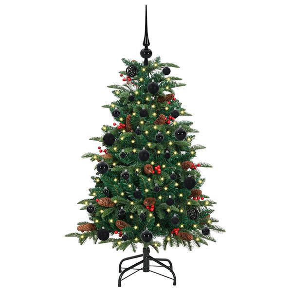 vidaXL Albero di Natale artificiale con 150 LED Verde 120 cm