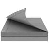 vidaXL Telo con Occhielli Grigio Chiaro 6 x 6 m 260 gsm PE