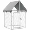 vidaXL Gabbia per Cani da Esterno con Tetto 100x100x150 cm