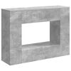 vidaXL Tavolo consolle Grigio Cemento 101 x 29 x 74 cm