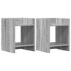 vidaXL Supporto per piante 2 pz Sonoma grigio 30 x 30 x 40 cm