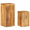 vidaXL Supporti per Piante 2 pz in Legno Massello di Mango