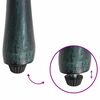 vidaXL Set di Tavolo da Giardino 3 pcs Verde Alluminio pressofuso