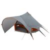vidaXL Tenda Teepee per 5 Persone 5 persona Grigio e arancione