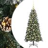 vidaXL Albero di Natale artificiale Verde 120 cm PVC e plastica