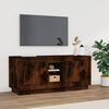 vidaXL Mobile TV Rovere Fumo 102x35x45 cm in Legno Multistrato