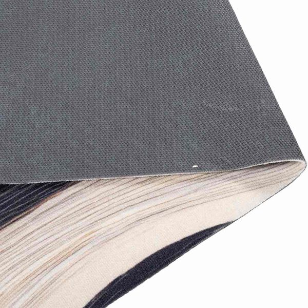 vidaXL Tappeto da Cucina Nero 150 x 45 cm Velluto