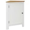 vidaXL Armadietto ad Angolo 59x45x80 cm in Massello di Rovere