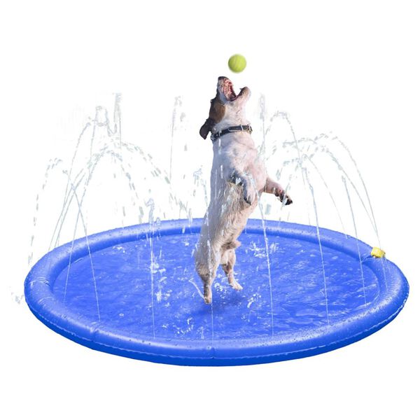 FLAMINGO Tappetino Irrigatore per Animali Fresk Lenny 100 cm Blu