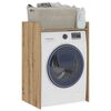 vidaXL Mobiletto per lavatrice Rovere Artigianale 67,5 x 48 x 97 cm