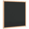vidaXL Lavagna con Cornice in Legno Massello di Pino Nero 40x40 cm