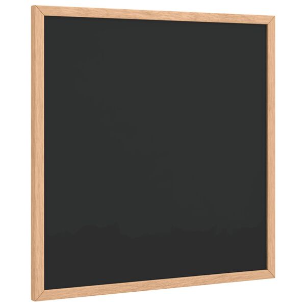 vidaXL Lavagna con Cornice in Legno Massello di Pino Nero 40x40 cm