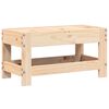 vidaXL Poggiapiedi da Giardino 62x30x32 cm in Legno Massello di Pino