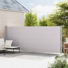 vidaXL Tenda da Sole Laterale Retrattile per Patio 180x600 cm Grigia