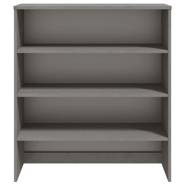 vidaXL Ripiano per Credenza Grigio Chiaro 90x30x100 cm Legno di Pino