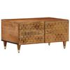 vidaXL Tavolino da Salotto 80x50x40 cm Legno Massello di Mango