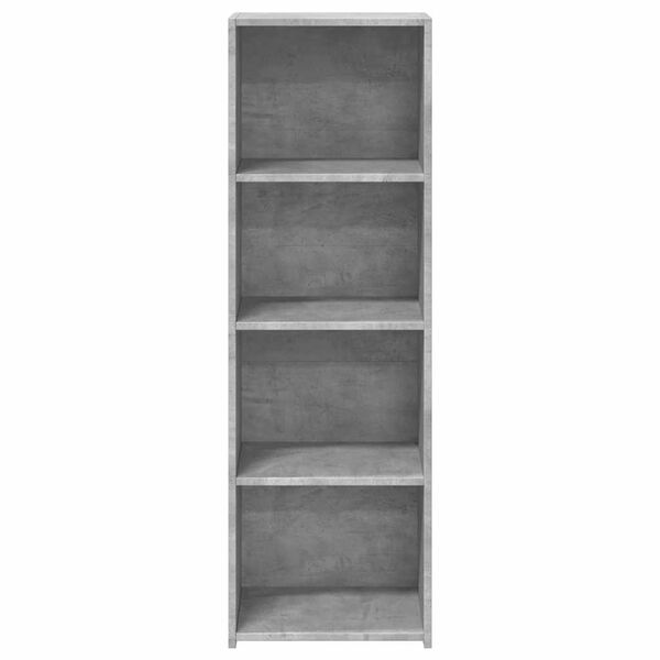 vidaXL Credenza Grigio Cemento 40x41x124cm in Legno Multistrato