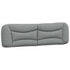 vidaXL Cuscino Testiera Hvar Grigio Chiaro 193 cm in Tessuto