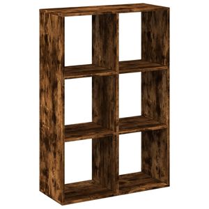 vidaXL Libreria Divisorio Rovere Fumo 69,5x29x103,5cm in Truciolato