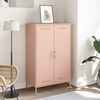 vidaXL Credenza Rosa 68x39x113 cm in Acciaio