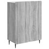 vidaXL Credenza Grigio Sonoma 66 x 34,5 x 92 cm Legno ingegnerizzato