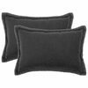 vidaXL Federa 2 pz HOUTEN Grigio Scuro 50 x 70 cm Boucl&eacute;