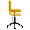 vidaXL Sedie da pranzo Girevoli 2 pz Giallo Senape in Velluto