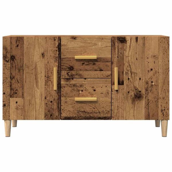 vidaXL Credenza Legno Antico 100x36x60 cm in Legno Multistrato