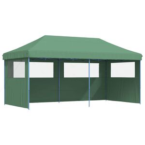 vidaXL Tenda Party 292 x 580 x 315 cm Verde Tessuto Oxford