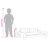 vidaXL Divano per Bambini Grigio 90x53x30 cm in Similpelle