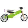 vidaXL Bicicletta Senza Pedali per Bambini 2 in 1 Verde
