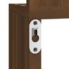 vidaXL Mensola Angolare Rovere Marrone 20x20x127,5cm Truciolato