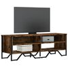 vidaXL Mobile Porta TV Rovere Fumo 122x34x41 cm in Legno Multistrato