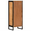 vidaXL Mobile da Bagno 40x30x100 cm Legno Massello di Acacia e Ferro
