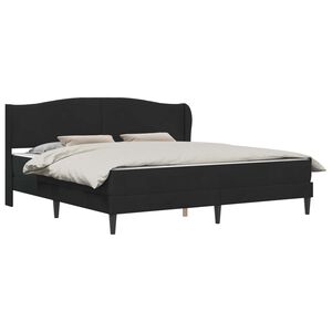 vidaXL Struttura del letto con testiera Nero 180 x 200 cm Velluto