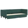 vidaXL Divano Letto Estraibile Cassetti Verde Scuro 80x200cm Velluto