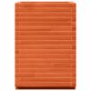 vidaXL Fioriera Giardino Marrone Cera 50x50x72 cm Legno Massello Pino