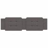 vidaXL Cuscino Testiera Zadar Grigio 180 cm in Similpelle