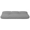 vidaXL Cuscino per Pallet Grigio 70x40x12 cm in Tessuto