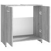 vidaXL Armadietto Bagno Grigio Sonoma 60x33x60 cm in Legno Multistrato