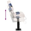 vidaXL Set Sedile da Barca Pieghevole 2pz con Schienale Alto